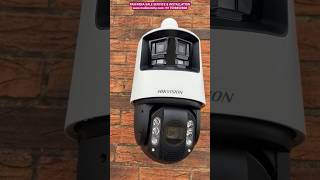 Hikvision PTZ 360° IP Camera with smart intelligence AI 4mp with triple lens setup imported COLOURUV