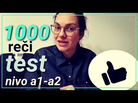 NEMAČKI - DA LI ZNATE 1000 NEMAČKIH REČI - TEST SVIH REČI KOJE TREBA DA ZNATE NA NIVOIMA A1-A2