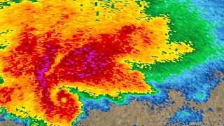 2024 Robert Lee, Texas Supercell Radar Loop