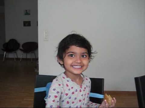 Aditi singing Birthday wish to Priyansh