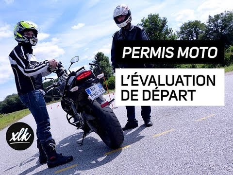 Permis Moto :  l'Evaluation de Départ (vlog) - Axelek
