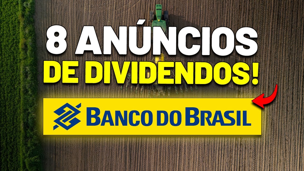 NOVO CALENDÁRIO de DIVIDENDOS do BANCO DO BRASIL (BBAS3) | PROJEÇÕES, PREÇO TETO e mais