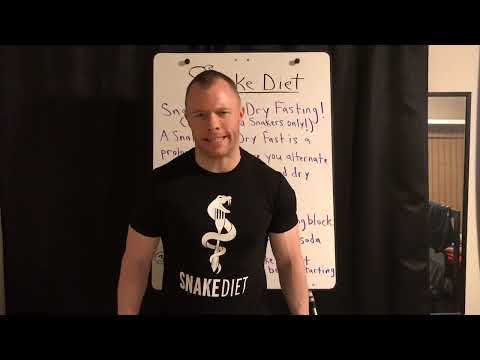 SNAKE JUICE DRY FASTING For EXTREME FAT LOSS & AUTOPHAGY!