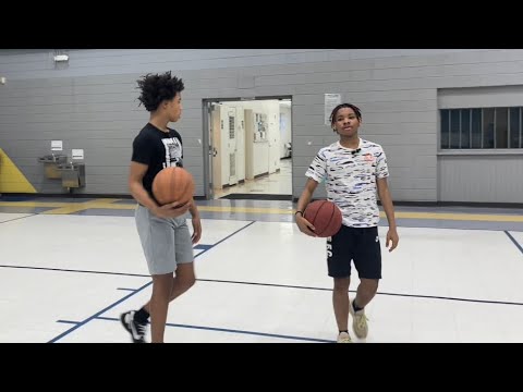 Tre and Jaleel mic’d up💚