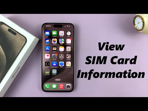 How To View SIM Card Information On iPhone