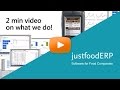 2 min video on what JustFoodERP does!