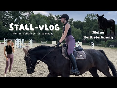 STALL-Vlog I Meine Reitbeteiligung, kommentiertes Reiten, Fellpflege, GRWM etc. 🐴💌😍