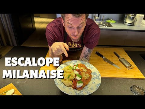 RECETTE DE NORBERT : ESCALOPE MILANAISE, SAUCE TOMATE, MOZZARELLA !