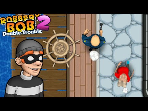 Robbery Bob 2 - Bald Guard Ft Costume Gameplay All levels #7