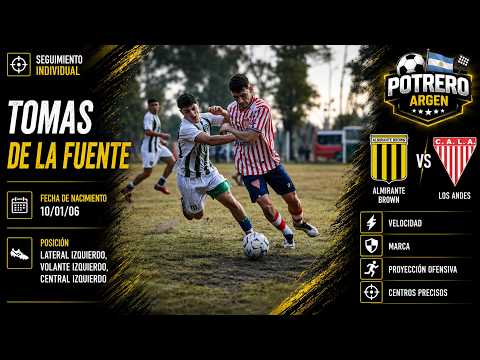 TOMAS DE LA FUENTE SEGUIMIENTO INDIVIDUAL VS ALMIRANTE BROWN
