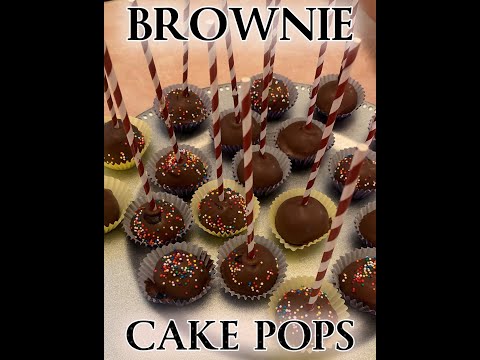 BROWNIE CAKE POPS!!!! So EASY and out of this world DELICIOUS!!!! Save $$$$