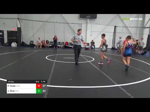 2018 NAWE National Duals PA/Elementary 94 RR Rnd 1 - PJ Duke (CTWA) Vs. Joey Ruiz (GRFI).mp4