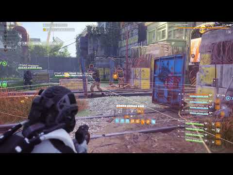 Tom Clancy's The Division 2 -  ONE SHOT SHIELD GUYS FIRST BOSS IRON HORSE