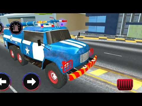 Police Ambulance and Fire Truck Van Driving - Android GamePlay #1