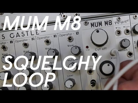 ALM/Busy Circuits ALM018 Mum M8 Low Pass Filter Eurorack Synth Module 2017 - Present - Silver image 2
