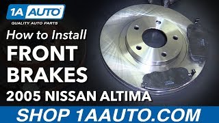 How to Replace Front Brakes 02-06 Nissan Altima