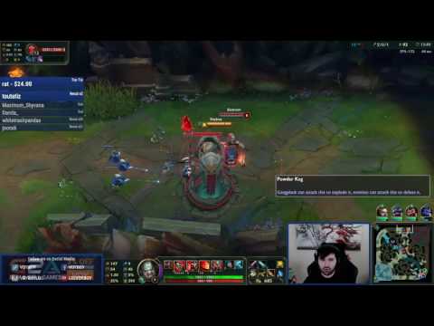 Voyboy tryndamere vs gangplank 1v1 | League Of Legends