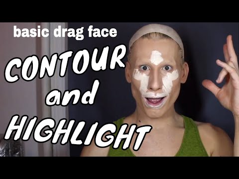 CONTOUR & HIGHLIGHT BASIC DRAG FACE - MAKEUP TUTORIAL | DD FUEGO