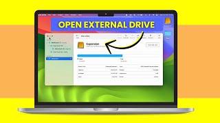 Access USB Drive on Mac - Open External Hard Drive & SSD on MacBook