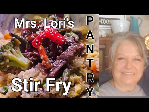 Pantry Stir Fry! Pulling from your pantry, to make a wonderful dish!