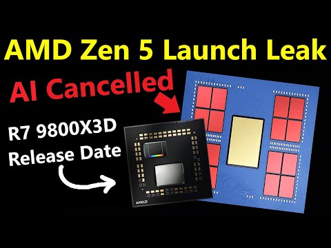 AMD Zen 5 Launch Leak: Benchmarks, X3D Release Date, Turin AI Update