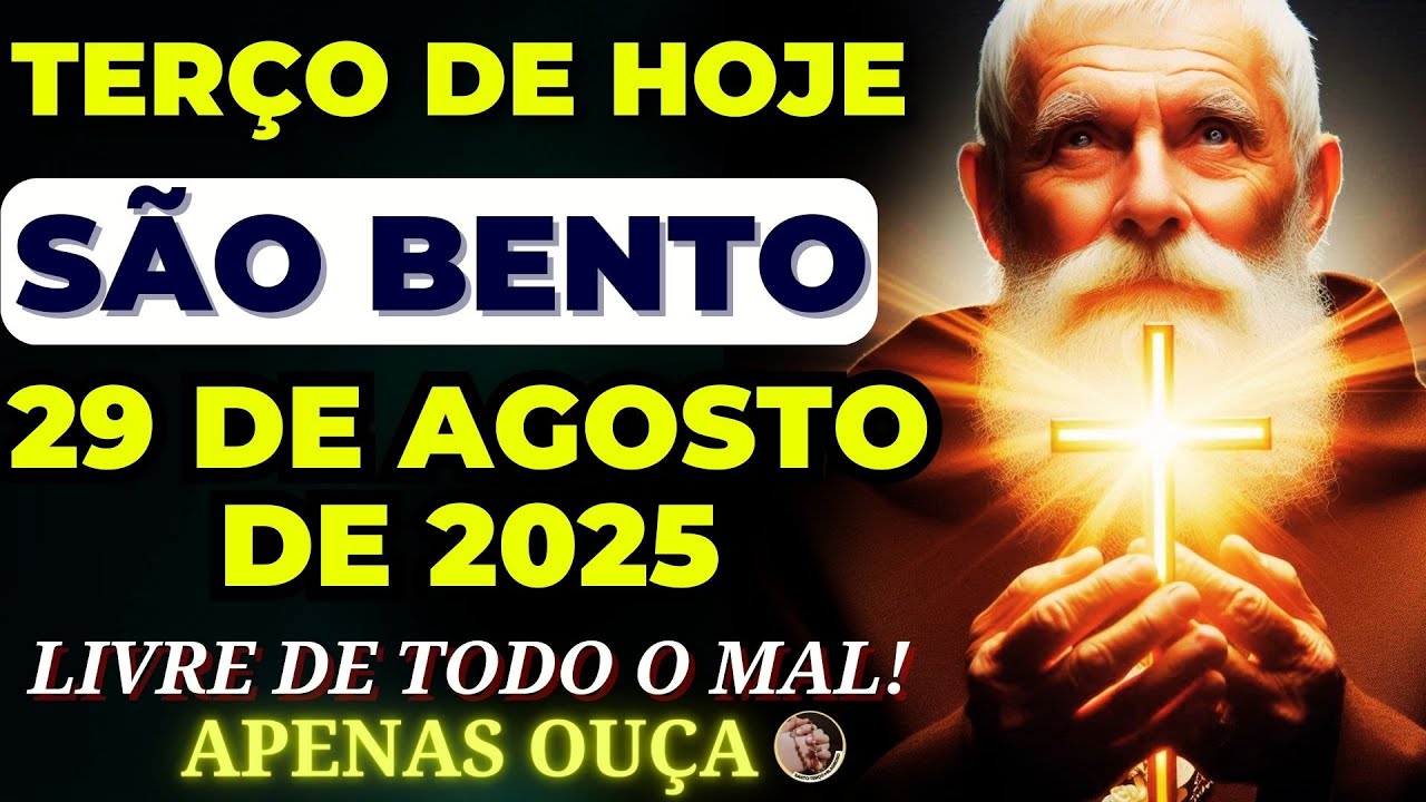 📿TERÇO DE SÃO BENTO e a SANTA CRUZ (QUEBRAR CORRENTES) 🙏 para FICAR LIVRE DE TODO MAL