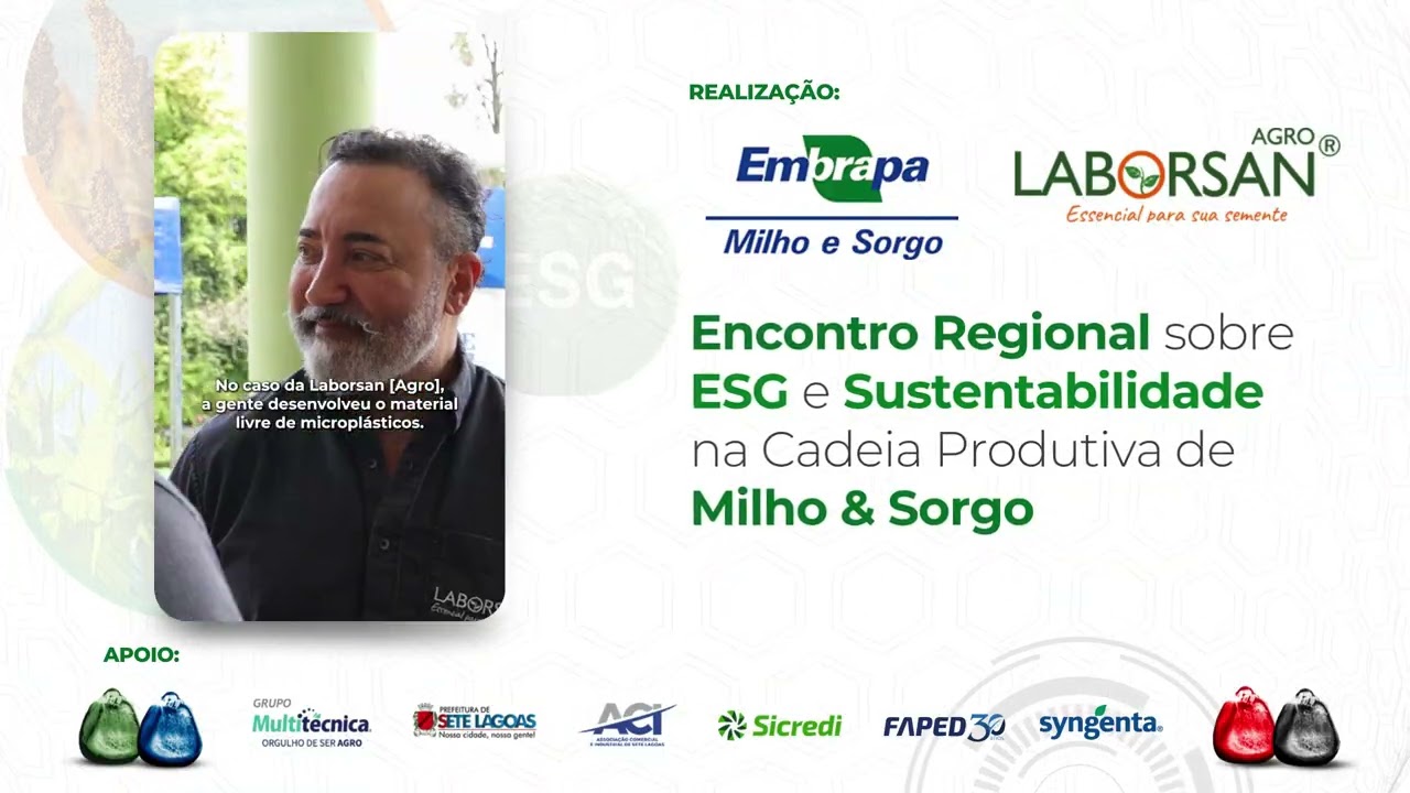 Milton Ribeiro, COO da Laborsan Agro, fala sobre ESG e inovação sustentável no agronegócio