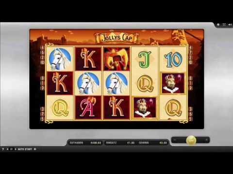 Merkur Top Slot - Joker's Cap (Jollys Cap) mit 1 € Einsatz auf Lapalingo.com