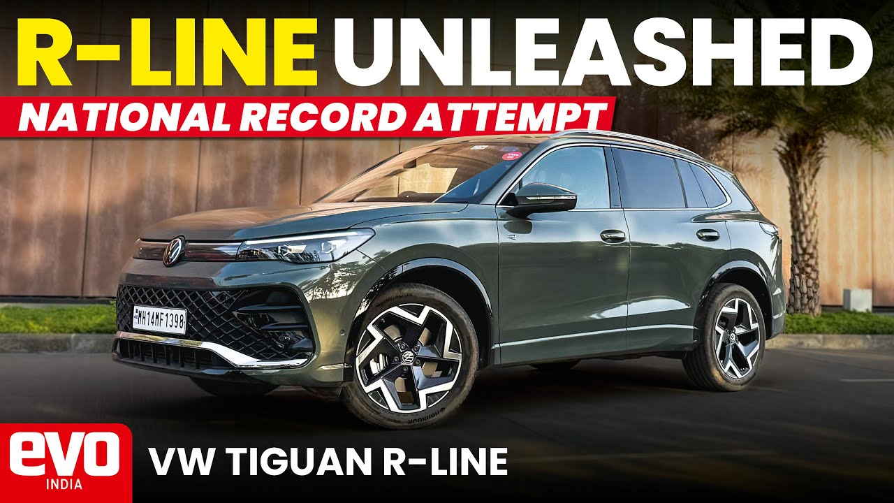 Volkswagen Tiguan R-Line record attempt | Volkswagen Experiences | Branded Content | @evoIndia