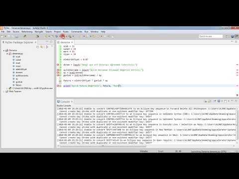 EVAL() COMMAND AND USAGE IN PYTHON– Aptana Studio 3 Turkish Tutorial