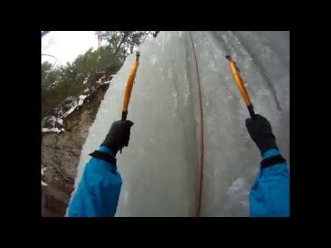 Ice Climbing Pictured Rocks Michigan