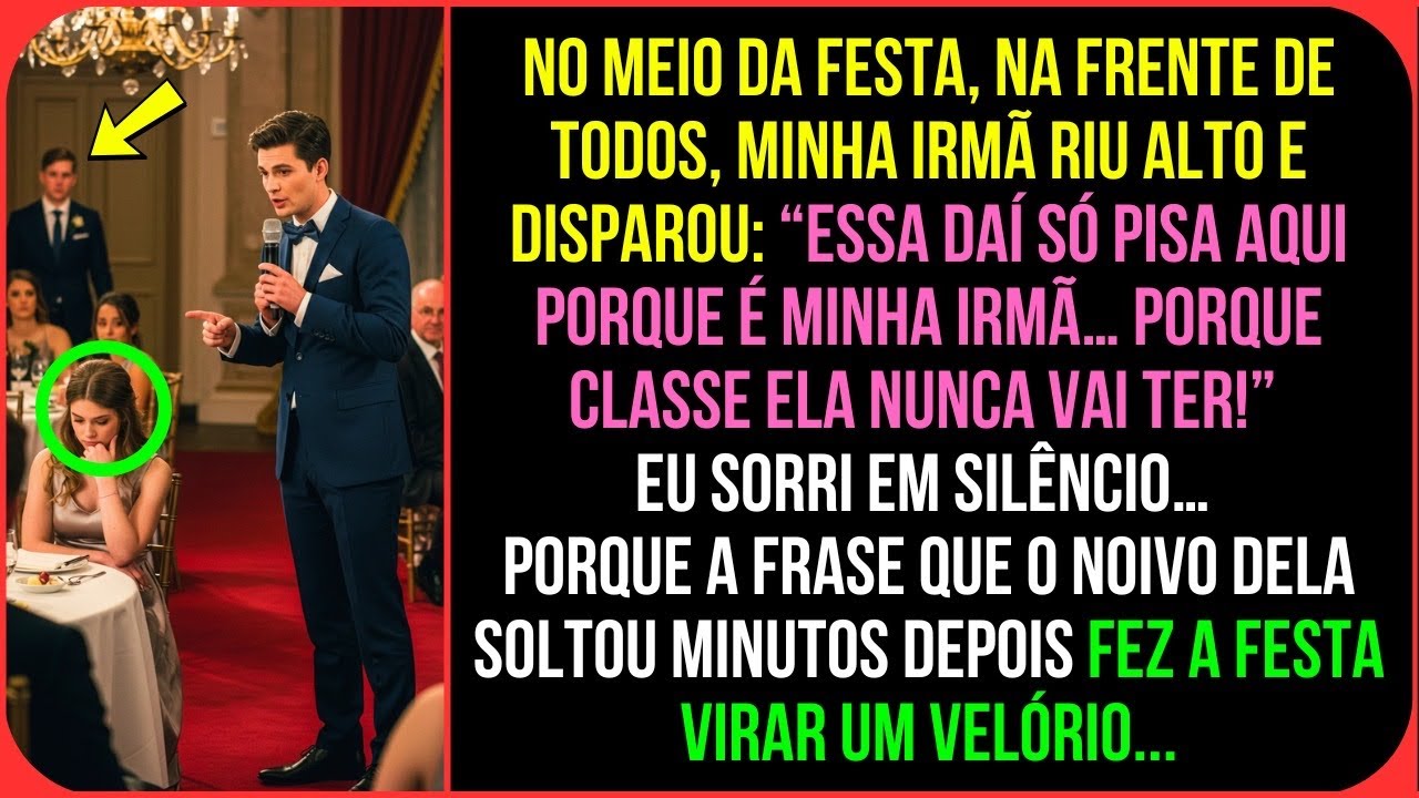 ELA ME ZOMBOU NO CASAMENTO... MAS O NOIVO DELA ACABOU COM A FESTA COM UMA ÚNICA FRASE!