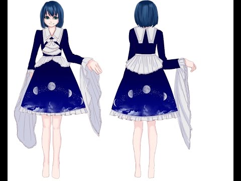 Fashion Illustlation with Textile Design