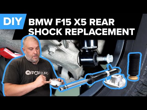 BMW X5 Rear Shock Absorber Replacement DIY (2014-2018 BMW F15 X5 & BMW F16 X6)