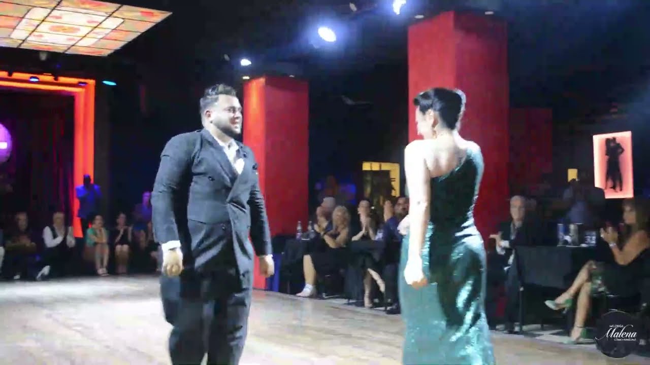 Cynthia Palacios y Sebastián Bolivar en Milonga Malena "𝗖𝗢𝗠𝗢 𝗡𝗜𝗡𝗚𝗨𝗡𝗔"!!! 2/4