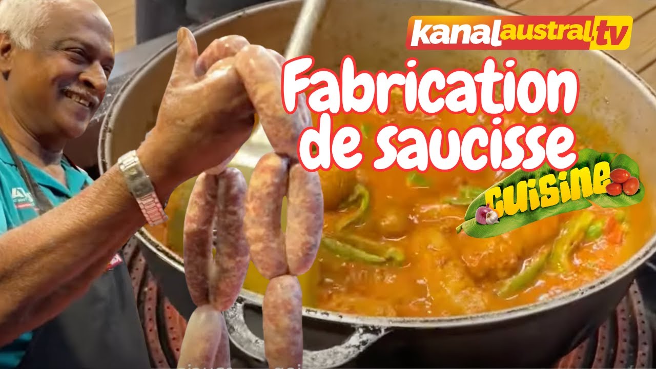 Cuisine - le secret de fabrication des saucisses de l'ile de la REUNION