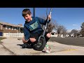 Kid Temper Tantrum Runs Over GTA 5 Disc With His Electric Scooter Breaks The Game Original
