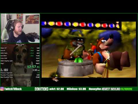 Banjo-Tooie any% in 29:20 (former WR)