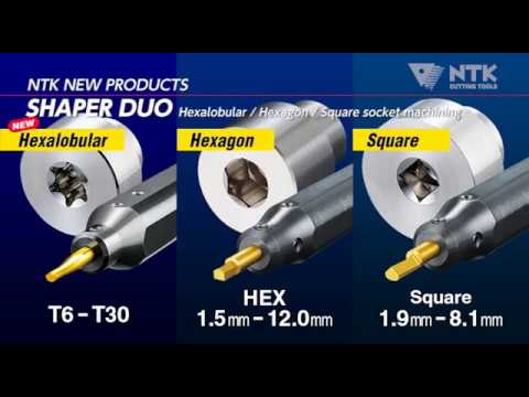 Hexagonal hole machining tool for STICK DUO sleeve holder "SHAPER DUO"　(Metric ver.)