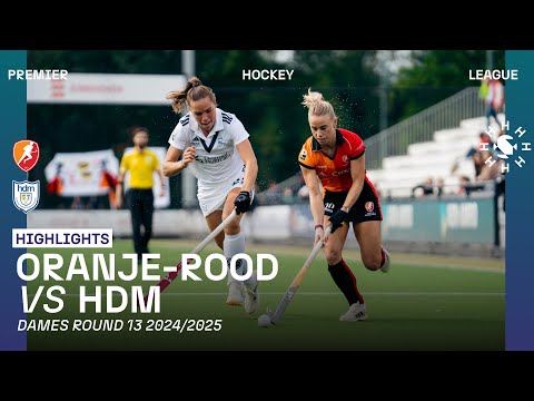 Oranje-Rood - HDM 🏑 Tulp Hoofdklasse Dames ‘24/’25 RONDE 13 | Samenvatting