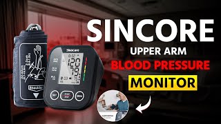 CHECK YOUR BLOOD PRESSURE WITH SINCORE BLOOD PRESSURE MONITOR | THE DYNAMIC FAMILY