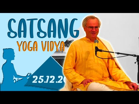 Satsang + Mantren und Meditation mit Sukadev - Yoga Vidya Ashram Live 20:00 - 25.12.2020