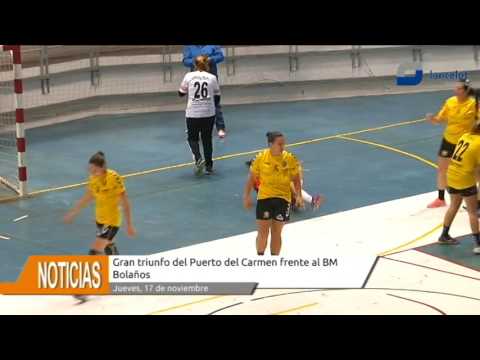 Gran triunfo del Puerto del Carmen frente al BM Bolaños