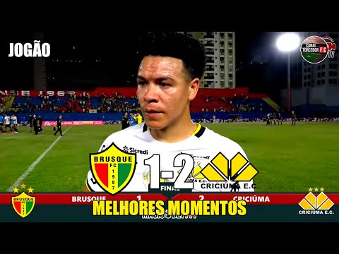 Brusque 1 x 2 Criciúma - Melhores Momentos - COMPLETO - Final Catarinense 2024