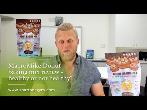 MacroMike Donut baking mix review - healthy or not healthy?