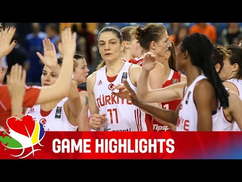 Turkey v Czech Republic - Game Highlights - Group E - EuroBasket Women 2015