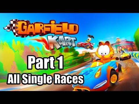 Gameplay de Garfield Kart Furious Racing