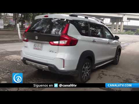 Video: Baches en acceso a la México-Cuautla ponen en riesgo a automovilistas en Ixtapaluca, Edomex