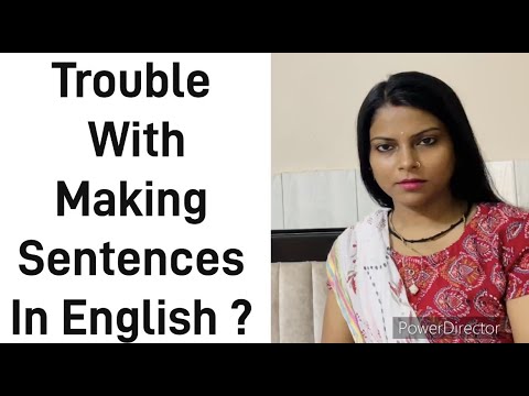 "I am not able to make sentences in English-words don't come to my mind " #speakingenglish #english