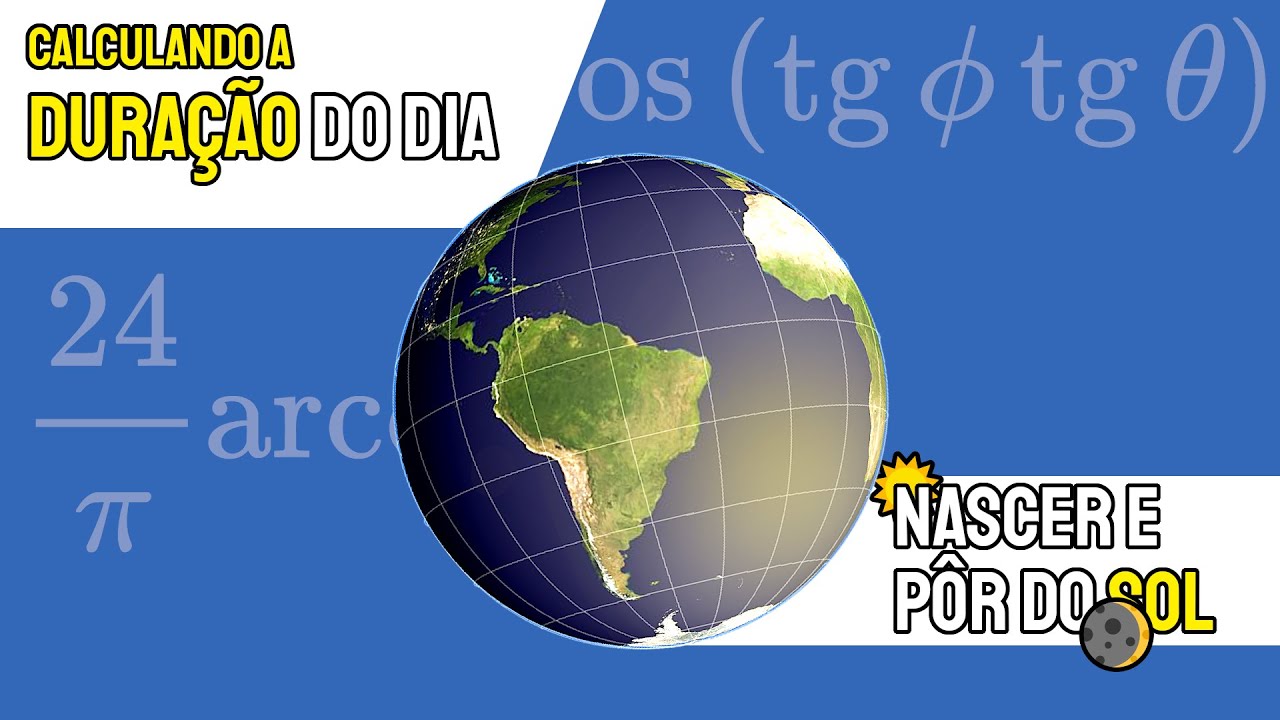 Como CALCULAR a hora em que o SOL NASCE